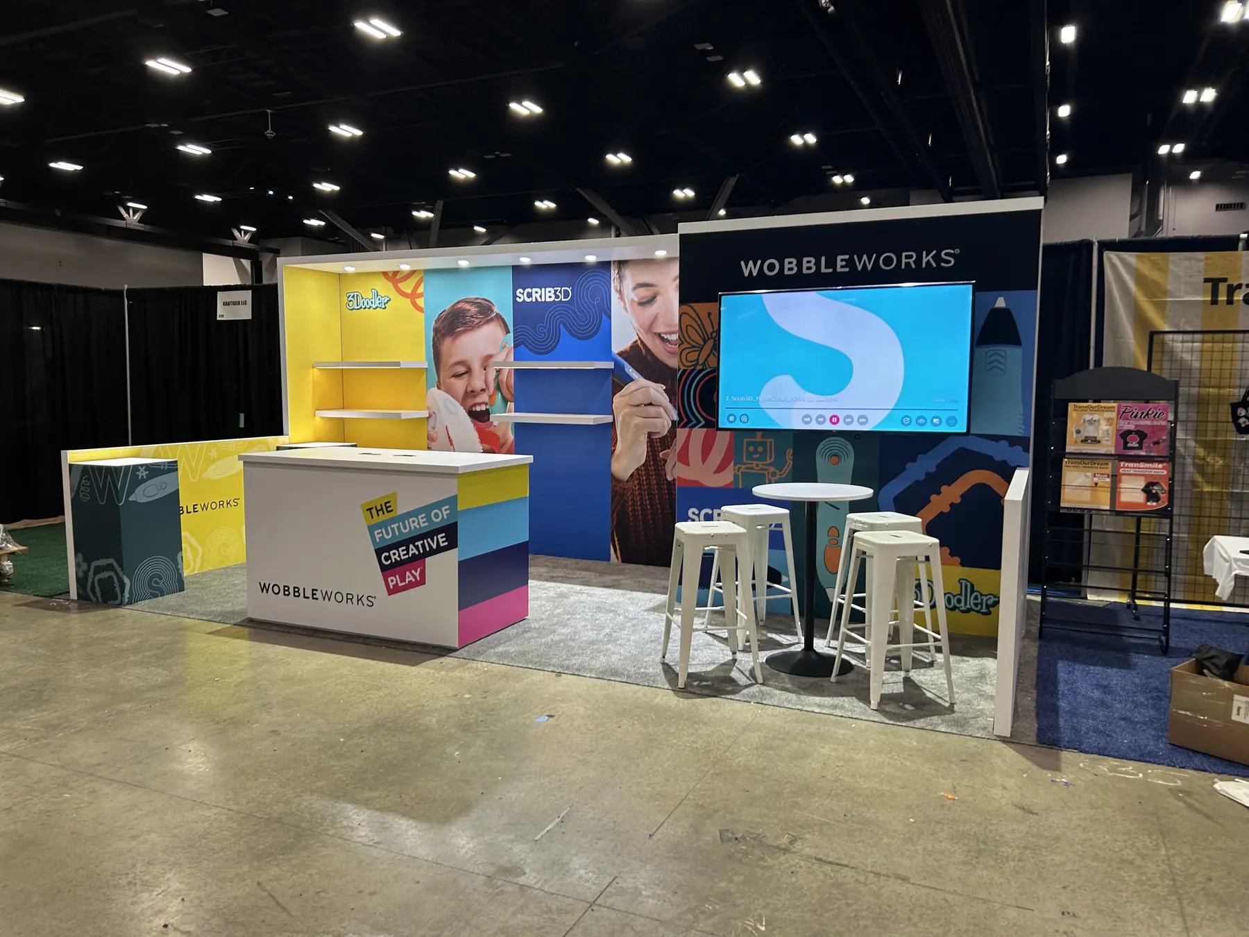 WobbleWorks Trade show exhibit project view 2