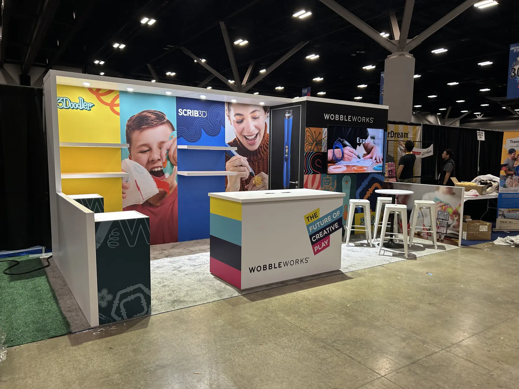 WobbleWorks Trade show exhibit project view 3